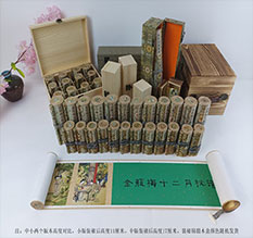 铜仁春画全集之金瓶梅绘画24手卷